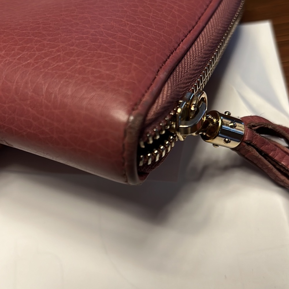Gucci Soho Wallet Wristlet Authentic - Picture 12 of 17